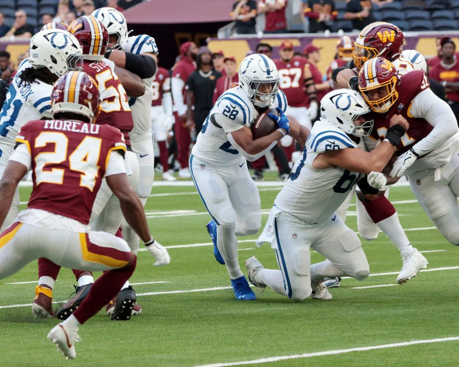 Jonathan Taylor's Double Powers Colts to London Win Over Commanders