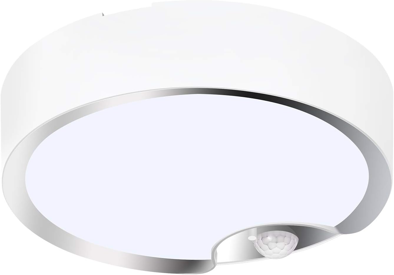 TOOWELL Motion Sensor Ceiling Light Battery Operated Indoor LED Ceilin ...