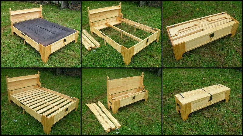 Chest bed to save space in an elegant way - grandgoldman.com