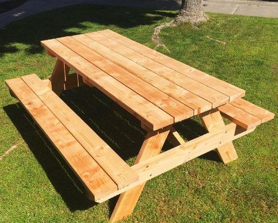 Build a Picnic Table - grandgoldman.com
