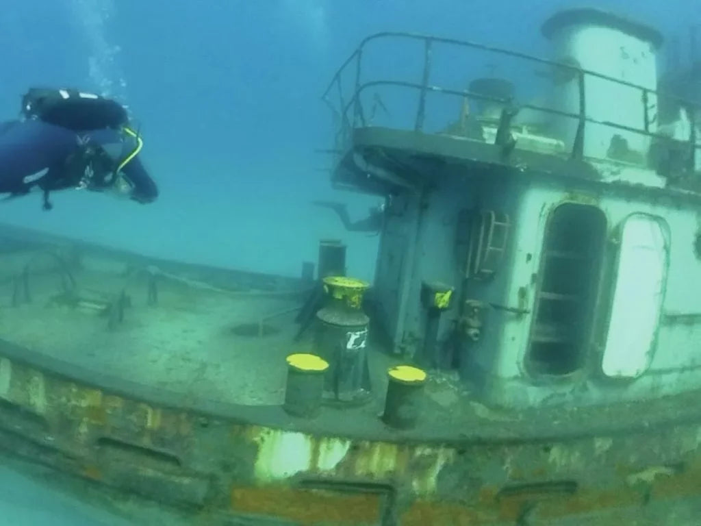 A new diving park with shipwrecks is being built on Crete