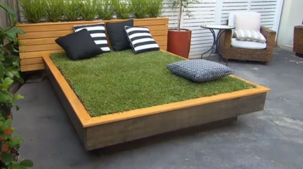 Building an Amazing Grass Bed - grandgoldman.com