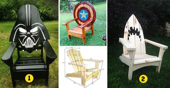 15 Personalized wooden chairs that you won't find in any store! - grandgoldman.com