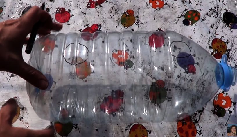 Learn how to plant strawberries in recycled bottles - grandgoldman.com