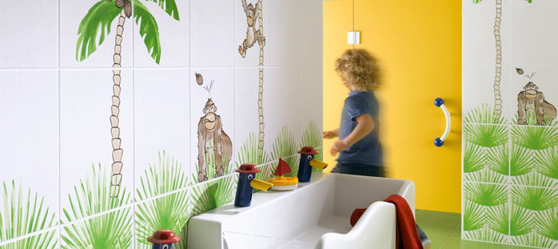 Bathrooms at the height of the little ones in the house - grandgoldman.com