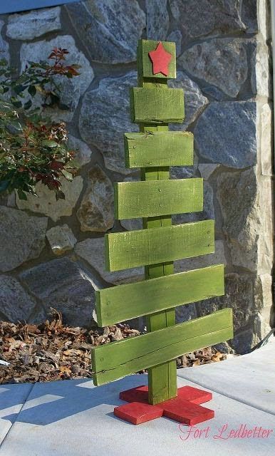 Christmas Tree Designs Made from Pallets! - grandgoldman.com