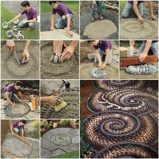 Unique Ideas for Pebble Mosaics! - grandgoldman.com