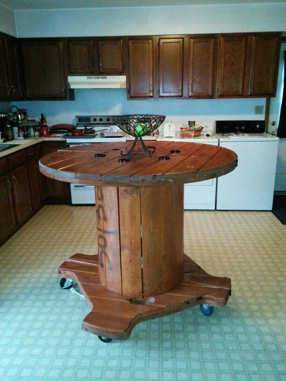 Awesome Ideas to Transform Cable Reel into Furniture - grandgoldman.com