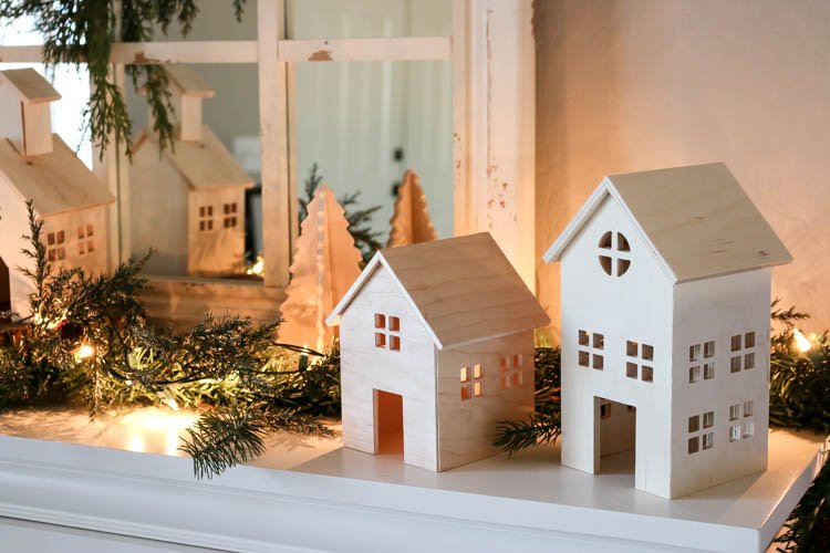Building a Wooden Christmas Village - grandgoldman.com