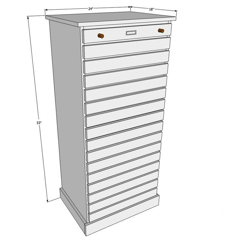 Learn How to Build This Cool 16-Drawer Sideboard! - grandgoldman.com