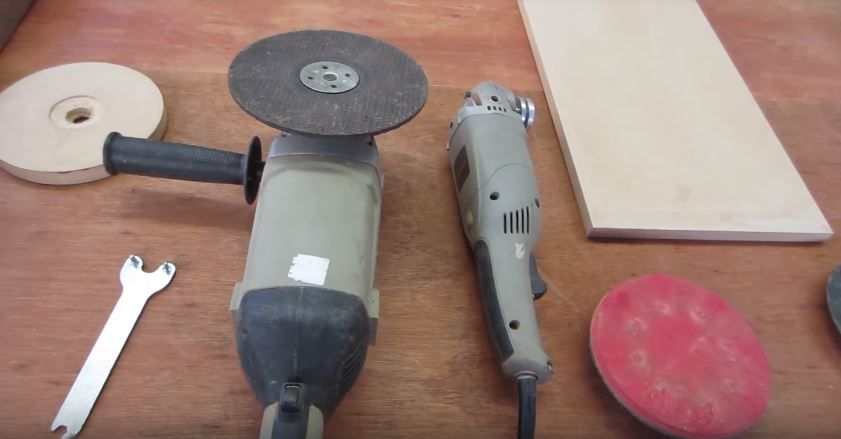 How to transform a grinder into a sander to polish wood - grandgoldman.com