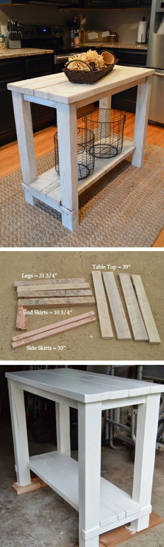 Models of inexpensive kitchen islands that you can make at home - grandgoldman.com