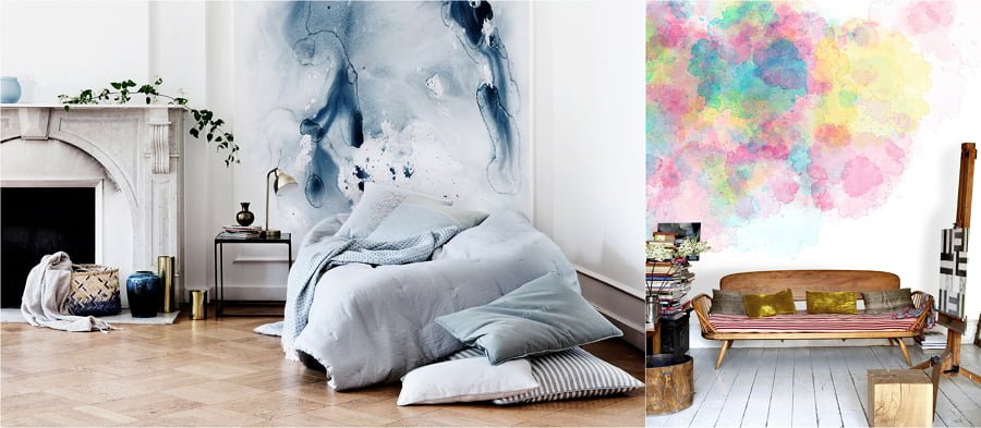Watercolor Painted Walls that Explode the World of Dreams - grandgoldman.com