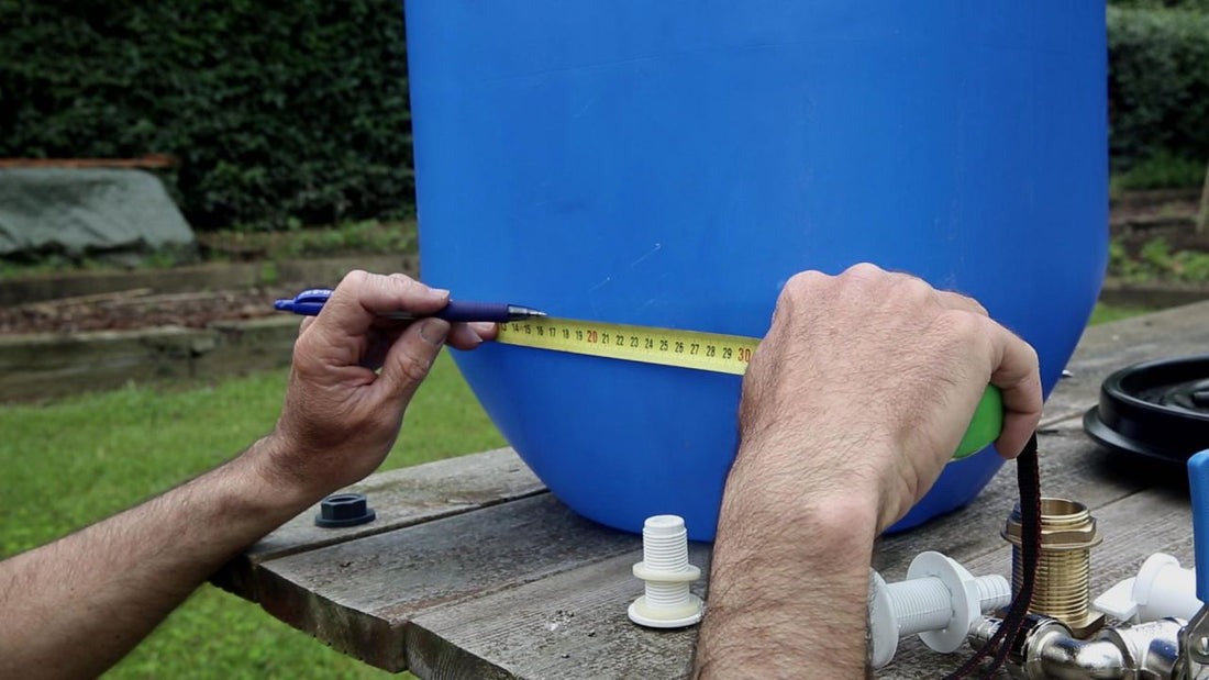 How to place a faucet in a plastic drum - grandgoldman.com