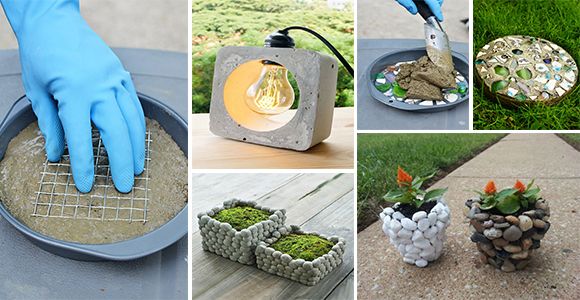 Learn how to make your own concrete ornaments to beautify your garden! - grandgoldman.com