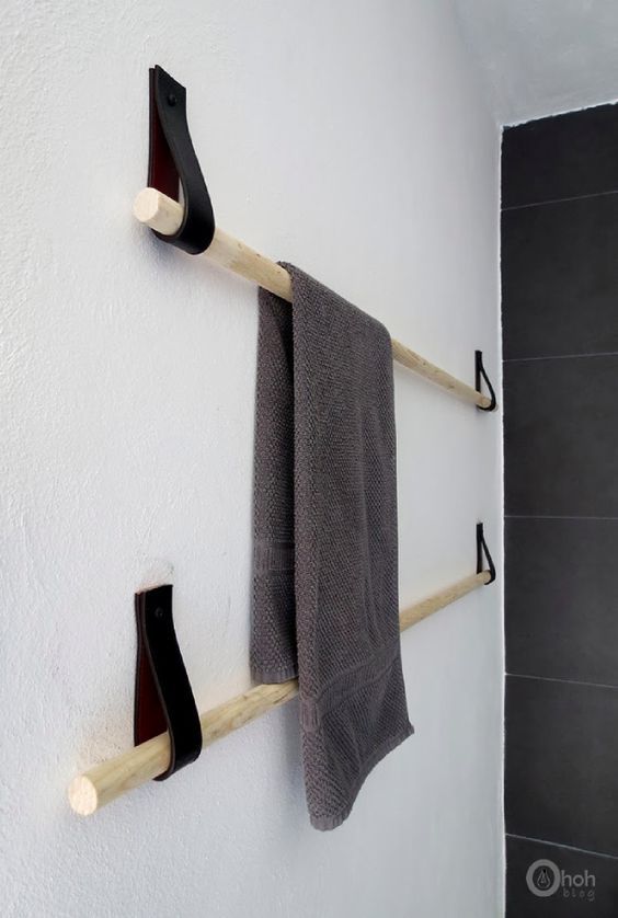 Diy Tips for Making Towel Racks with Homemade Materials - grandgoldman.com