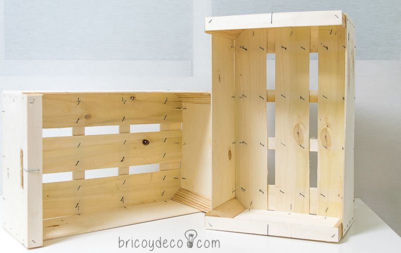 Incredible furniture that you can make with 2 fruit drawers! - grandgoldman.com