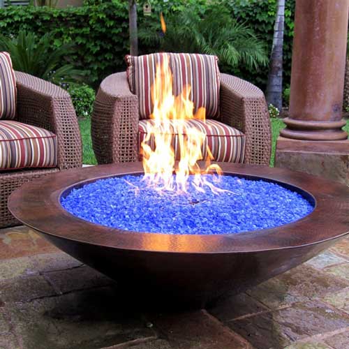 Refresh your patio with a decorative fire glass fire pit - grandgoldman.com