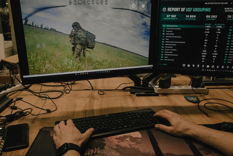 Ukrainian Drone Videos Mock Russian Soldiers in Propaganda War