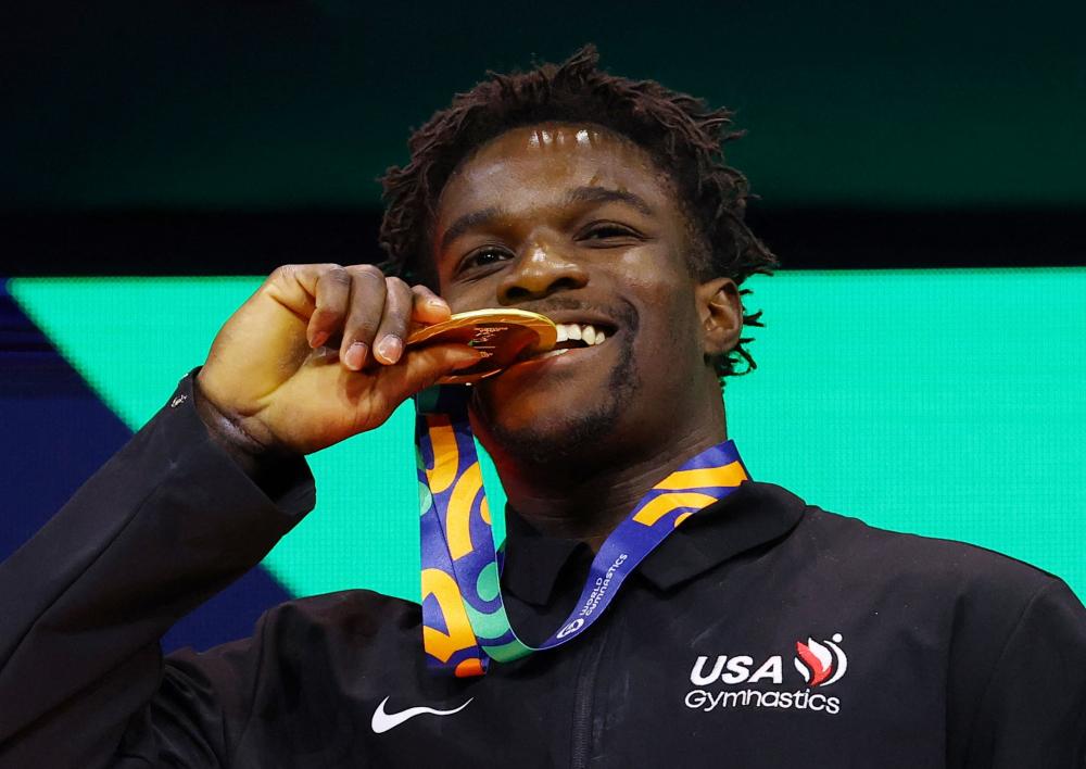 Fred Richard Wins First World Gymnastics Floor Title