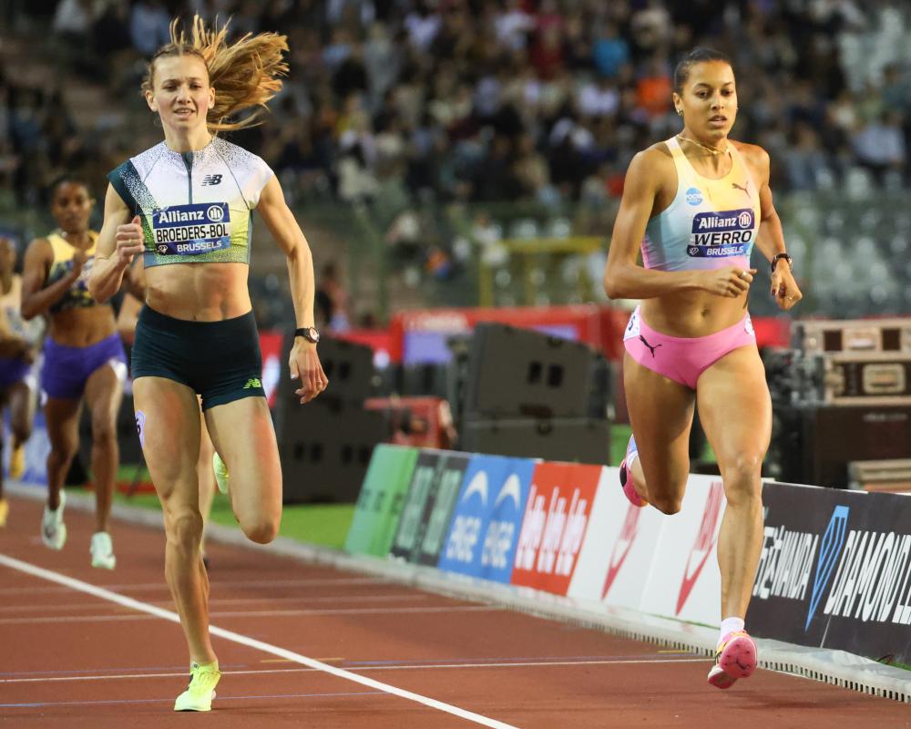 Audrey Werro Wins Diamond League 800m Final Over Broeders-Bol