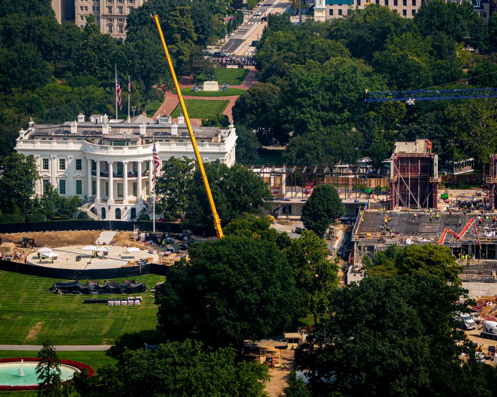 Trump East Wing Renovation Sparks Democratic Norms Debate