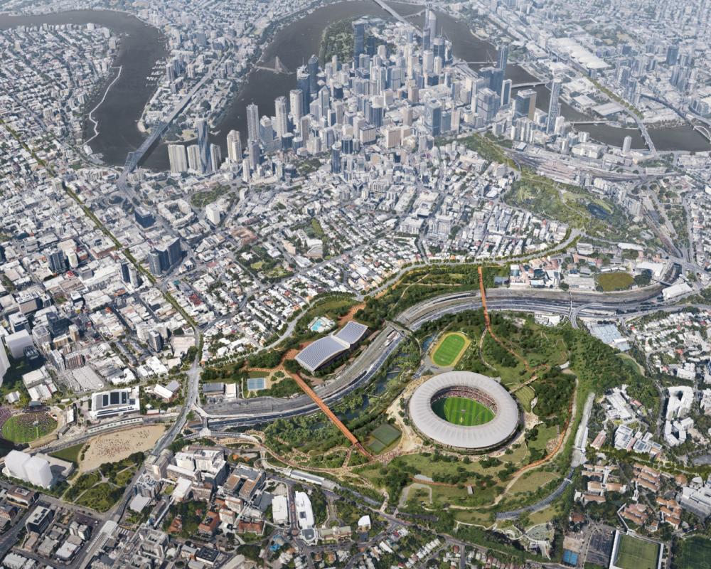 Brisbane Olympic Stadium Precinct Plans Revealed: Critics Call It