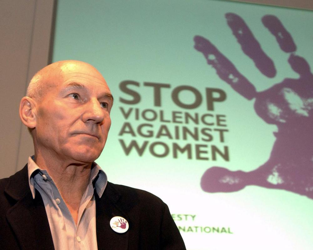 Patrick Stewart's Domestic Abuse Legacy Praised by Charities