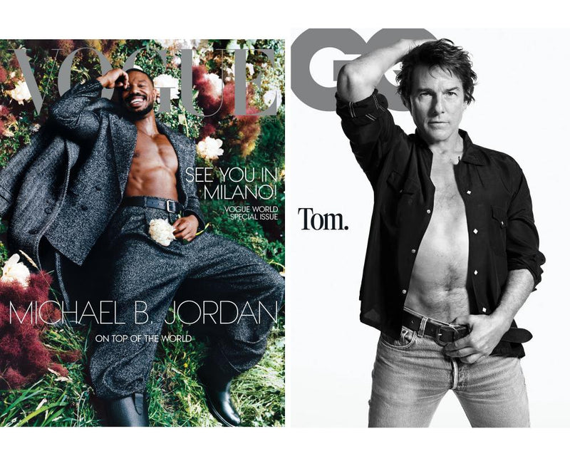 Michael B Jordan and Tom Cruise Covers Reveal Modern Manhood