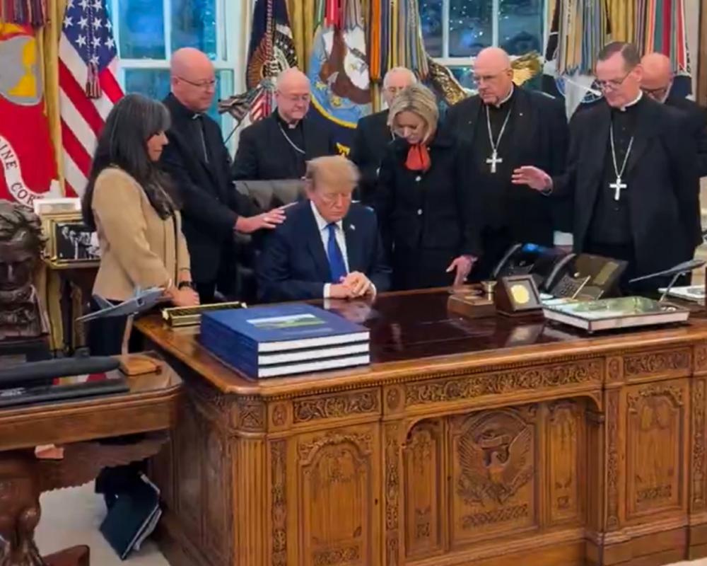 Catholic Bishops Accuse Trump White House of Prayer Photo Op