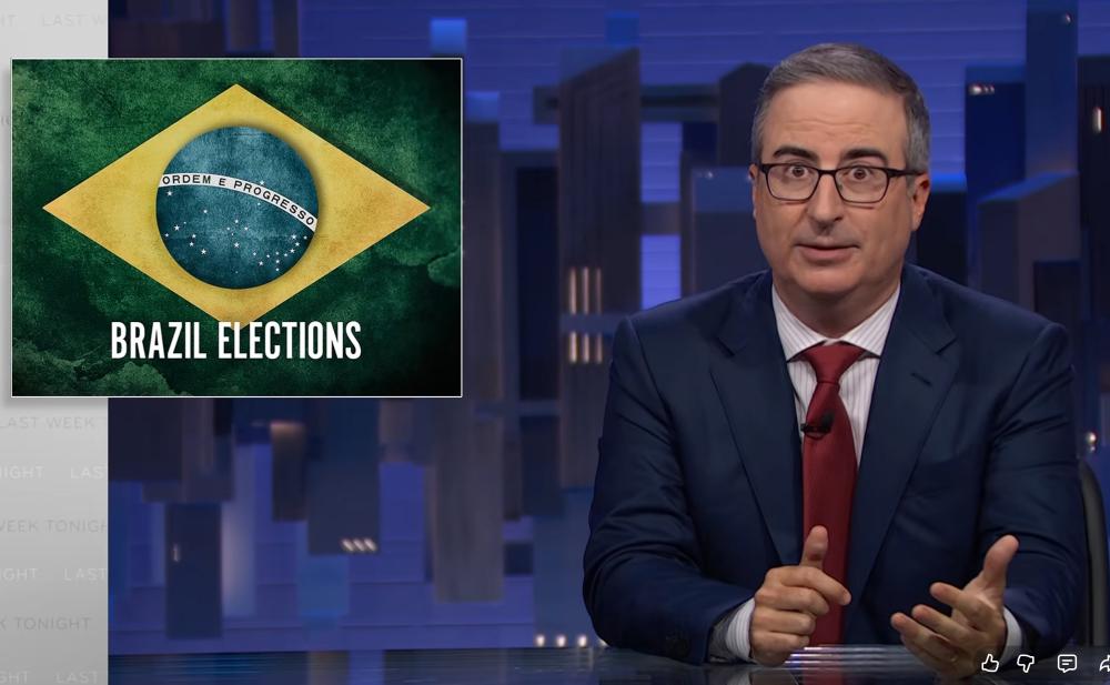 John Oliver Brazil Election Flávio Bolsonaro Fearmongering