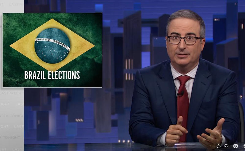 John Oliver Brazil Election Flávio Bolsonaro Fearmongering
