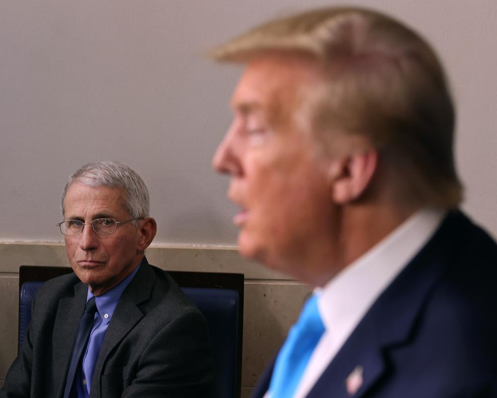 Fauci Journal Reveals Trump's 'Rambling, Crazy' Pandemic