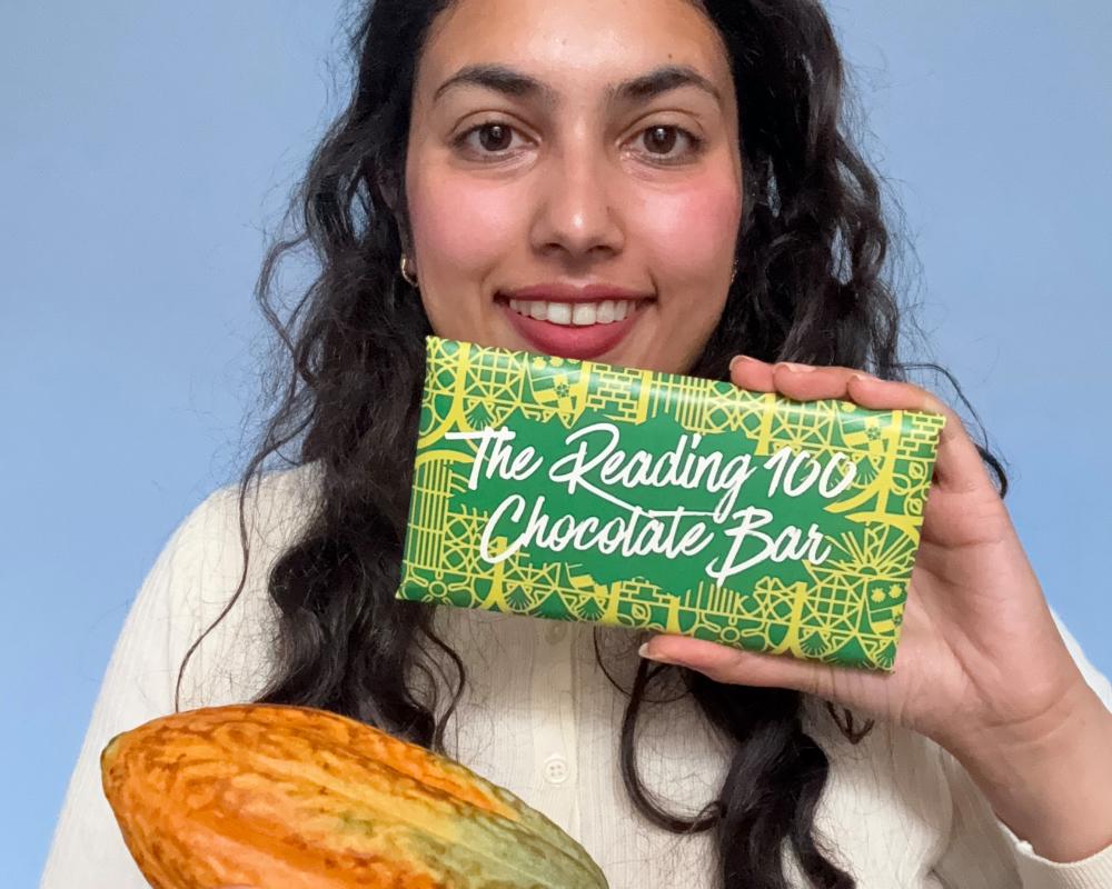 British Chocolate Bar Made with Reading-Grown Cocoa Beans