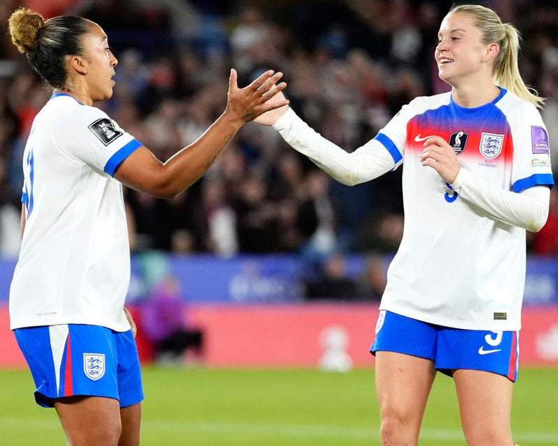 England Women's Football Rout Greece: James and Russo Shine