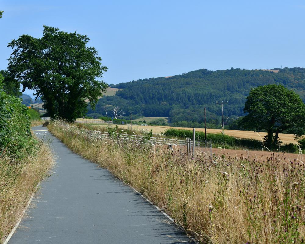 A Safe Footpath for Walkers and Cyclists Finally Built