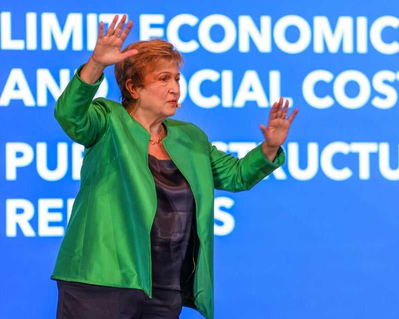 IMF Chief Urges Fiscal Tightening as Global Debt Soars
