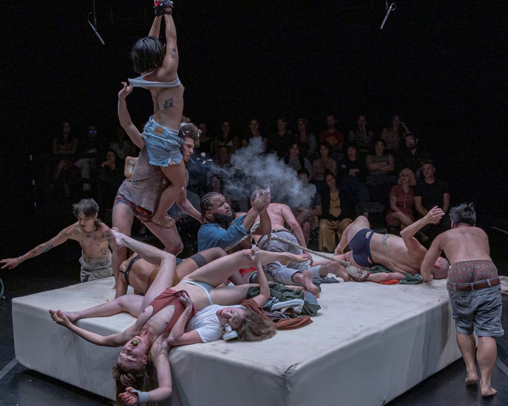 Faye Driscoll's Weathering: Revolving Bed Dance Shocks