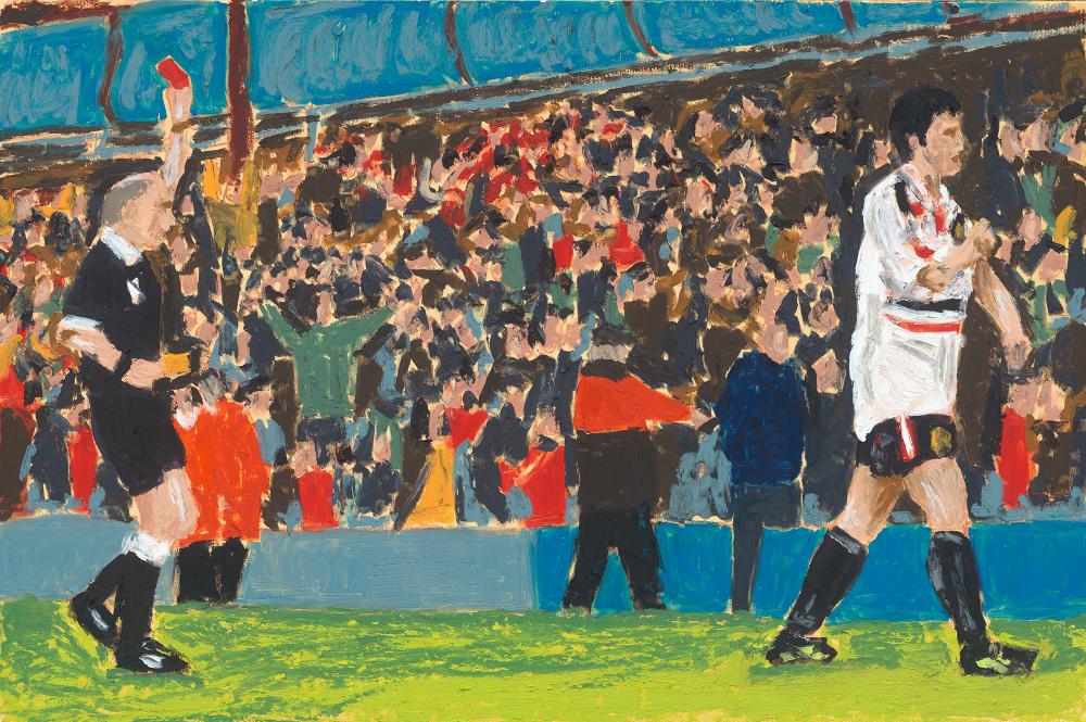 Roy Keane Red Card Paintings: Artist Seánie Harte's Series