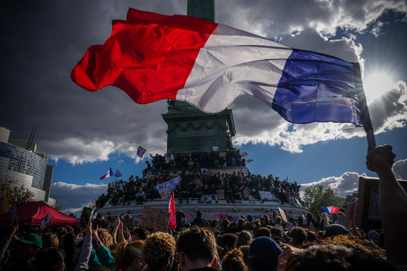 MAGA Media Uses France Protests as Warning for US Midterms