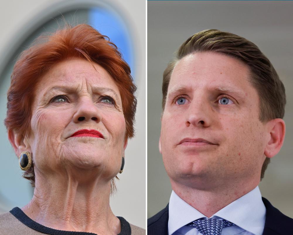 Hastie Accepts Joyce Apology Over Traitor Cartoon as Hanson Doubles
