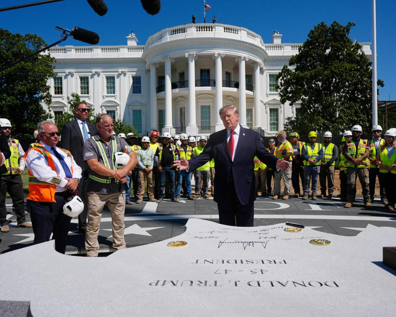 Trump White House Renovations: New Helipad and Granite Driveway