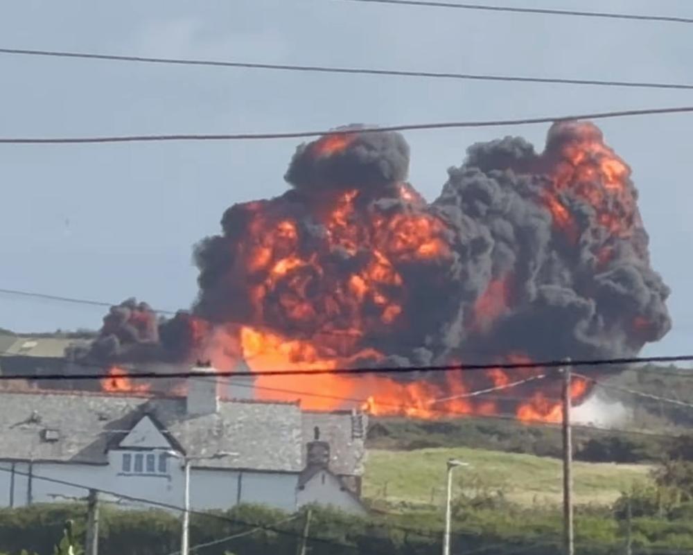 RAF Hawk T2 Jet Crash in Anglesey: Pilots Eject Safely