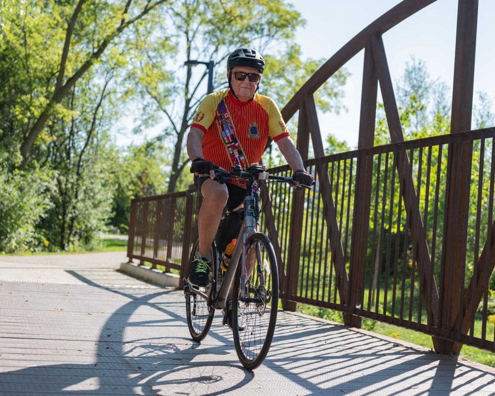 92-Year-Old Cyclist Thrives Despite Crash and Health Issues
