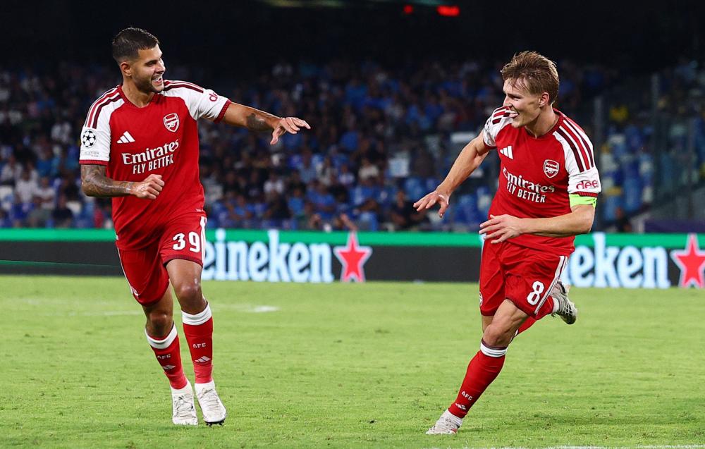 Arsenal Win Champions League Opener as Ødegaard Stuns Napoli