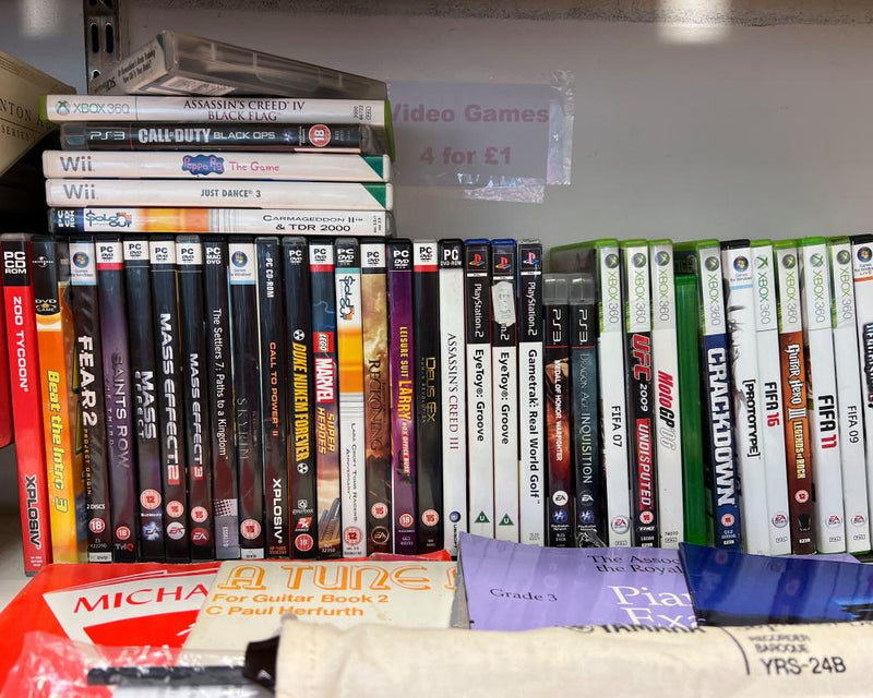 Charity Shop Video Games: Hidden Gems and Retro Finds