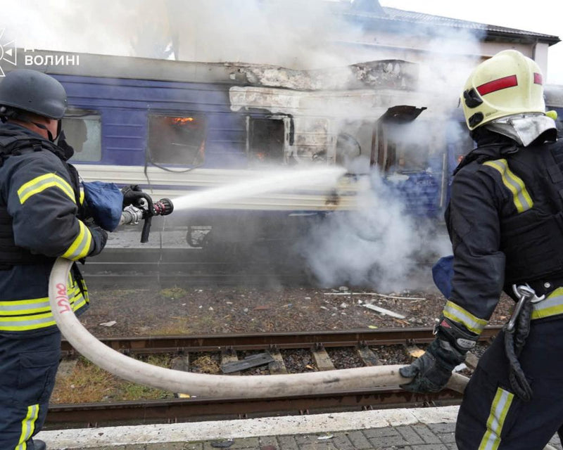 Russian Drone Strikes Kyiv-Warsaw Train Near Polish Border