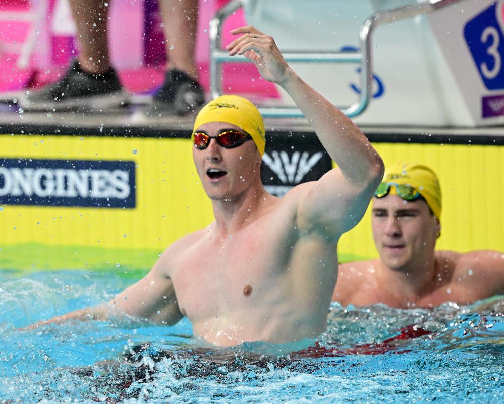 Cam McEvoy dominates 50m freestyle with sub-21 second gold