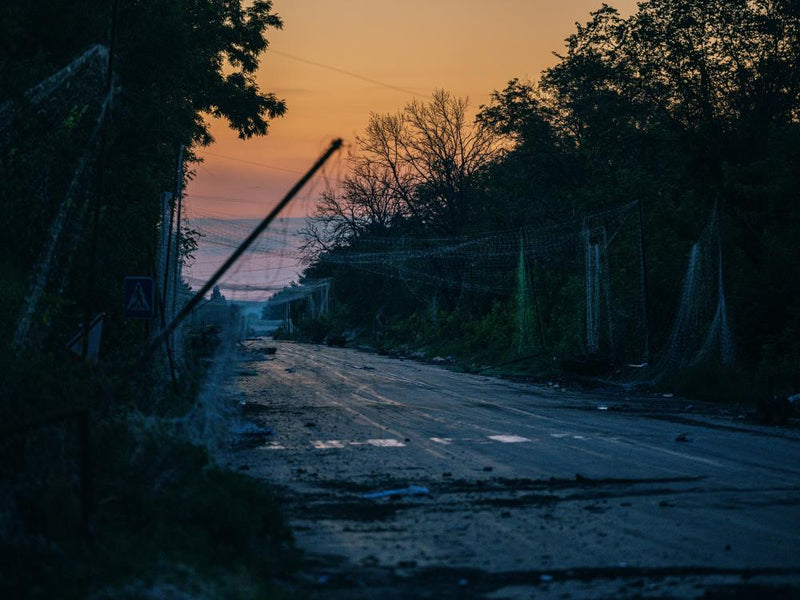Ukraine's Khyzhak Brigade: Life or Death Highway Photo Essay