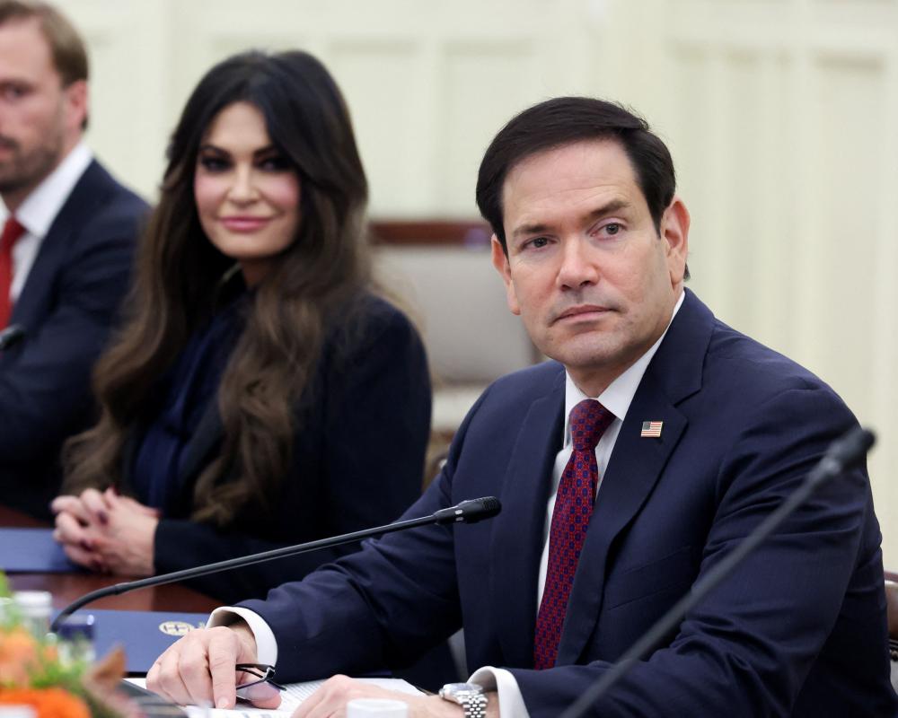 Marco Rubio Deflects Kimberly Guilfoyle Credit Card Scandal